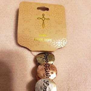 Love Faith Hope Bracelet